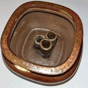 Bamboo Holder Planter Vase Frog Ceramic Small